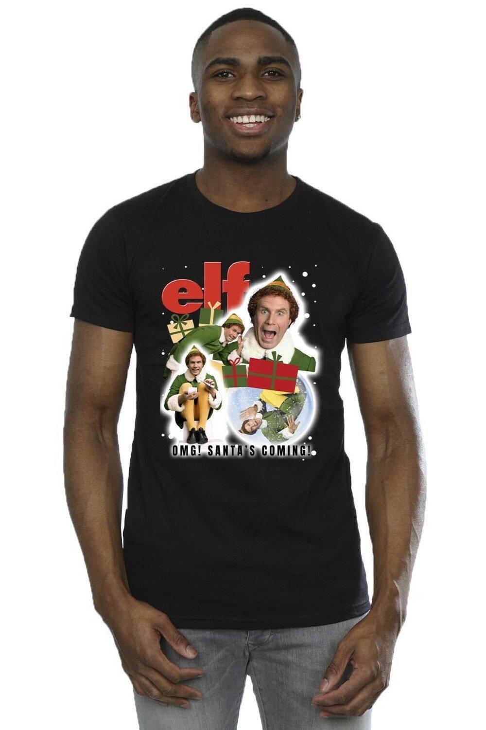 

Футболка Buddy с коллажем Elf, черный