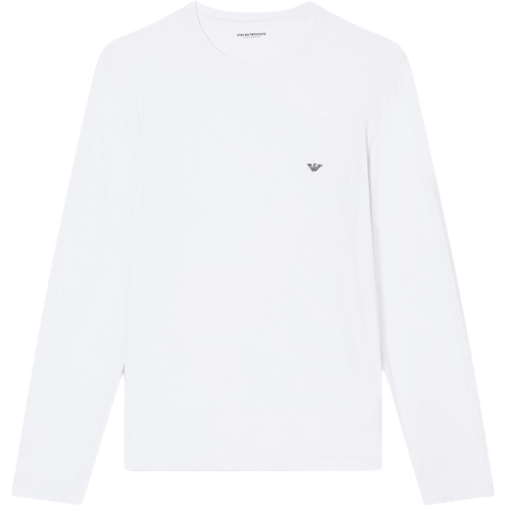 

Облегающий топ для отдыха из уютного модала EMPORIO ARMANI, белый