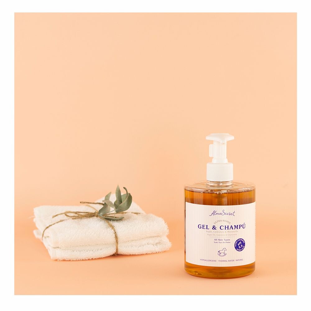 Гель для душа Gel-Champú Suave Con Argán, Caléndula & Manzanilla Alma Secret, 500 мл — фото 3