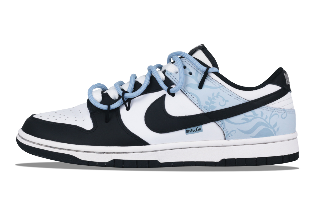 

Dunk Blue Ripple износостойкие и легкие низкие скейтборд кроссовки Unisex синий Nike, черный