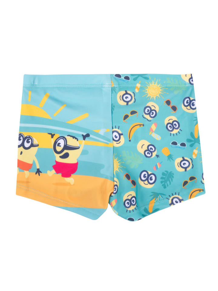 Minions Плавки и купальник с изображением миньонов, синего цвета — фото 2