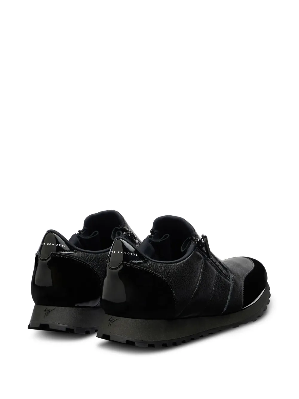 Лоферы Idle Run на молнии Giuseppe Zanotti, черный — фото 3
