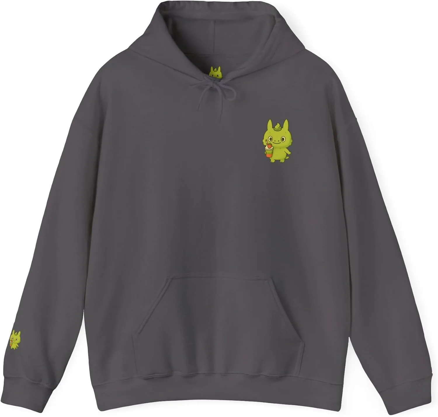 

Playful Matcha Monster Hoodie, Green Tea Lover Gift, Cute Kawaii Sweatshirt