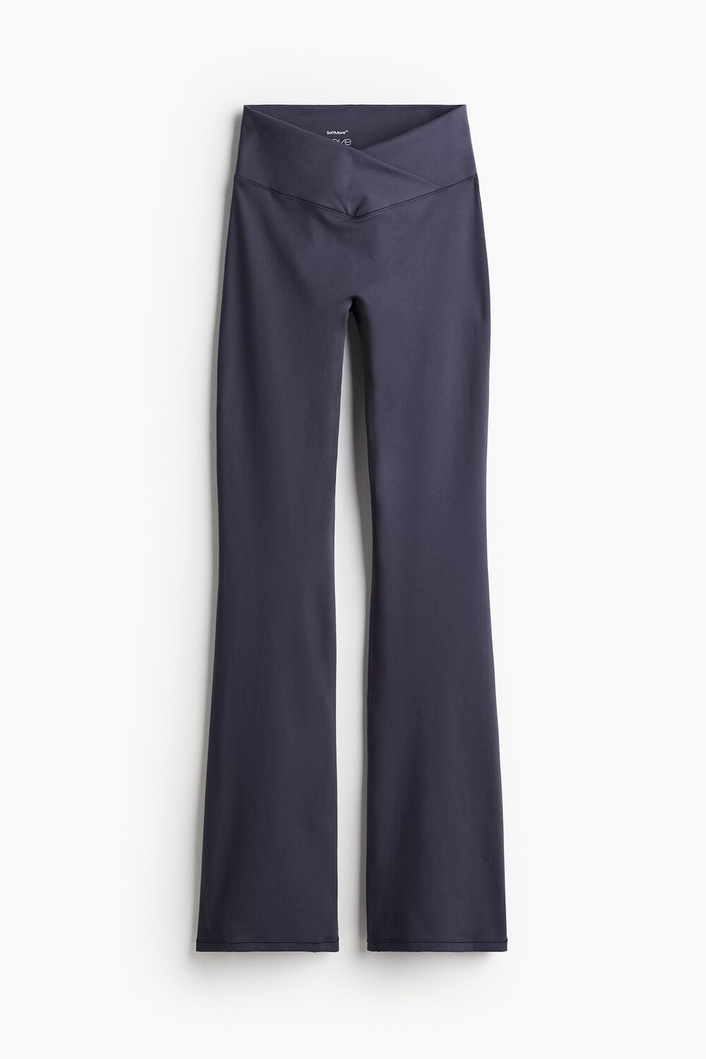 

Расклешенные спортивные леггинсы из материала softmove. H&M, синий
