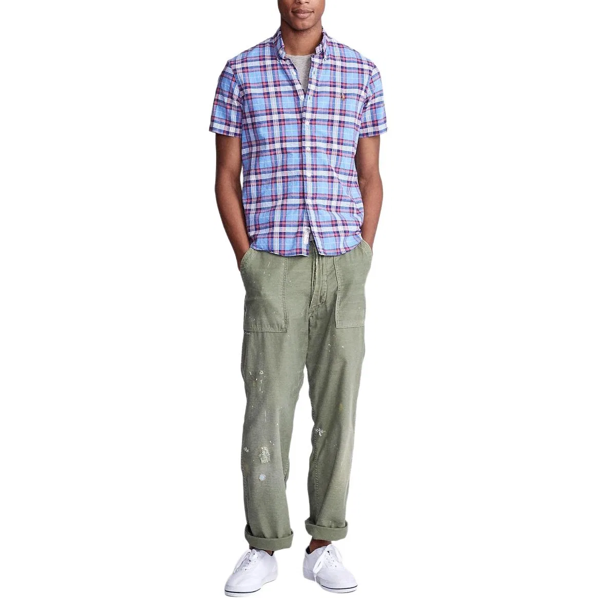 Рубашка SS26 Classic Version мужская Polo Ralph Lauren, Multicolor — фото 4