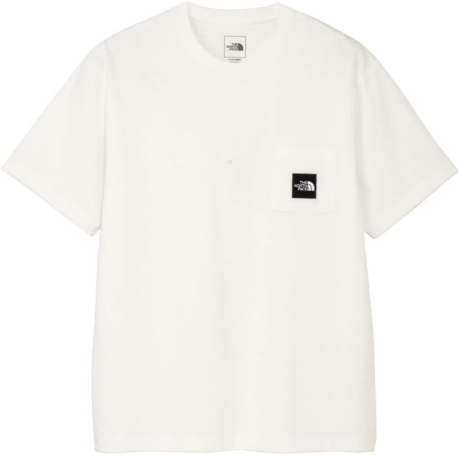 

Мужская футболка с коротким рукавом THE NORTH FACE с квадратным логотипом и карманом, белый