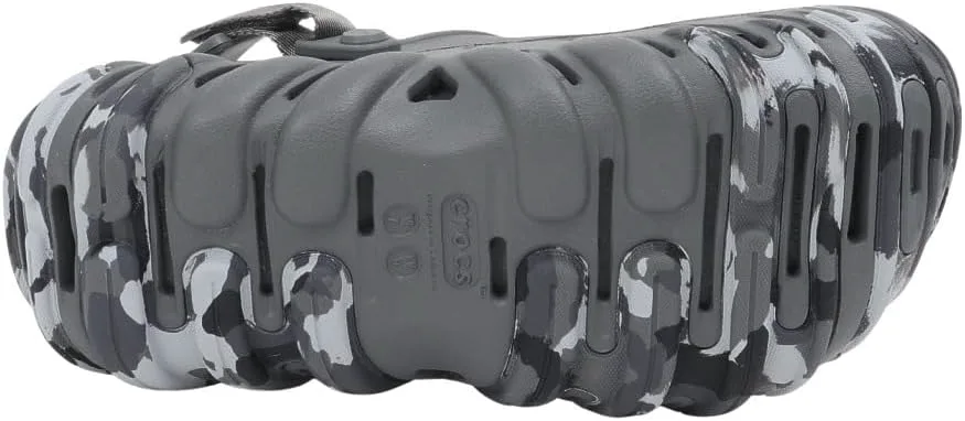 Кроксы унисекс взрослые Echo Gum Ro Crocs, серый/мультиколор — фото 4