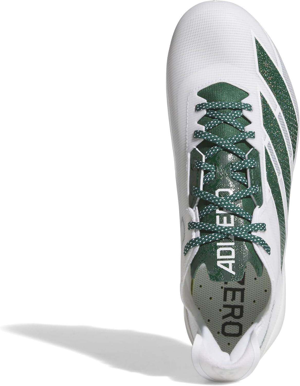 Мужские кроссовки Adidas Adizero Electric, белый/зеленый/темно-зеленый — фото 2