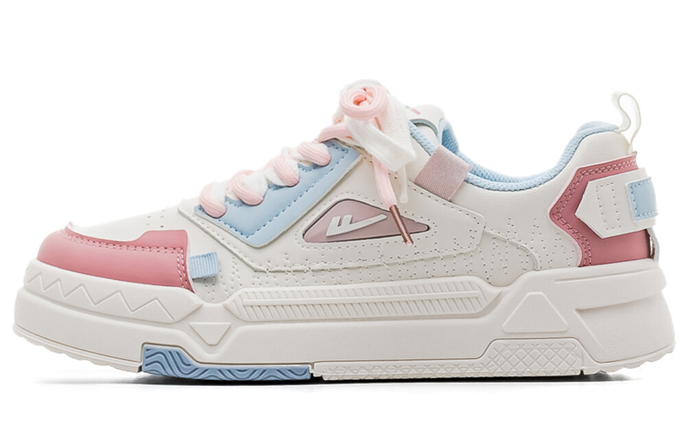 

Кроссовки WARRIOR Skateboarding Shoes Unisex Low-top Pink, цвет Rice moon powder