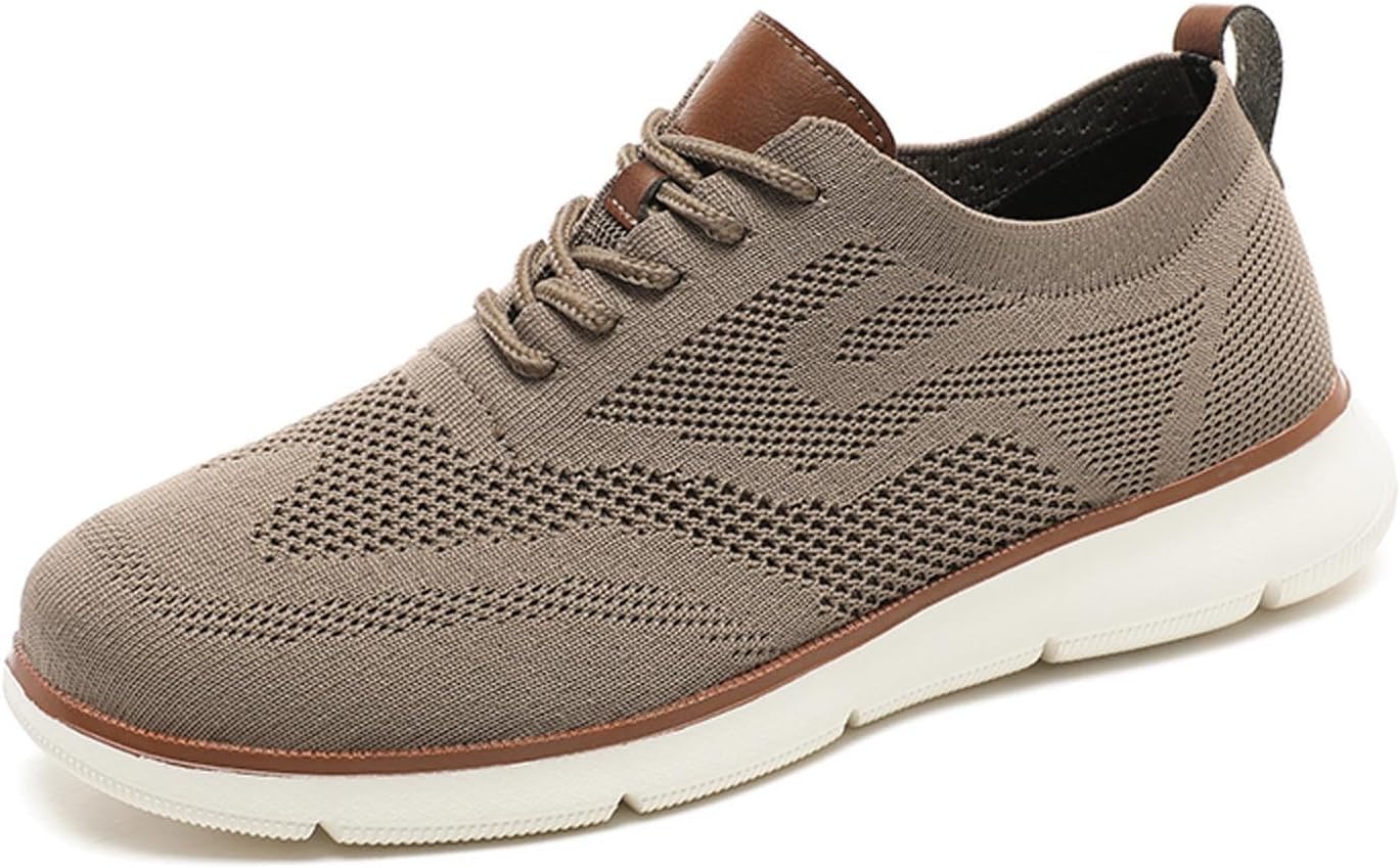 

Кроссовки Oxford для мужчин и женщин, деловая повседневная обувь, легкие туфли на шнуровке, дышащий верх, удобная обувь для тенниса и ходьбы Kubbon, хаки