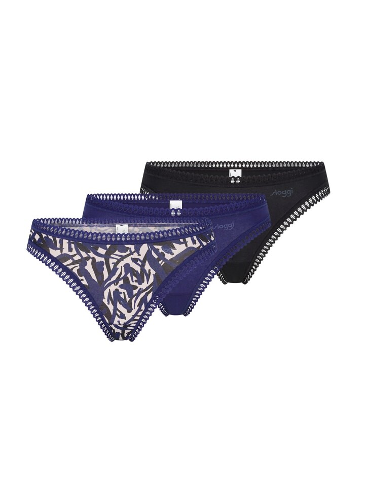 

Стринги Sloggi GO Crush, цвет schwarz/blau