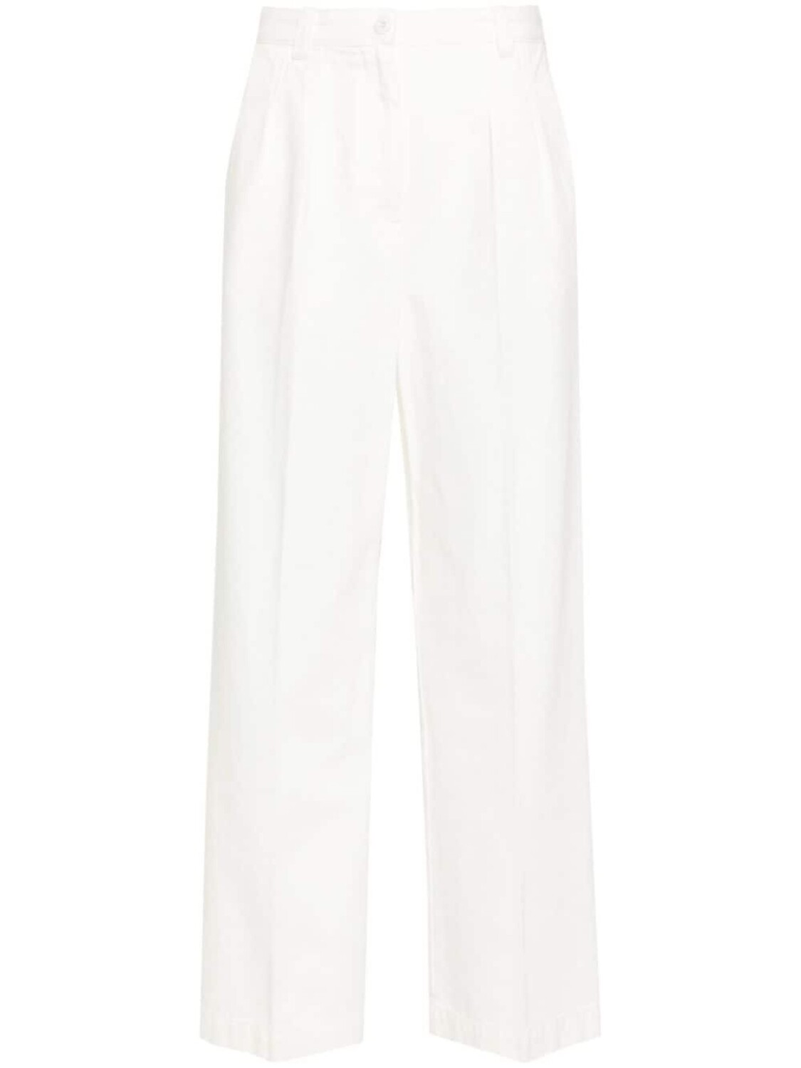 

A.P.C. джинсы широкого кроя с завышенной талией, белый