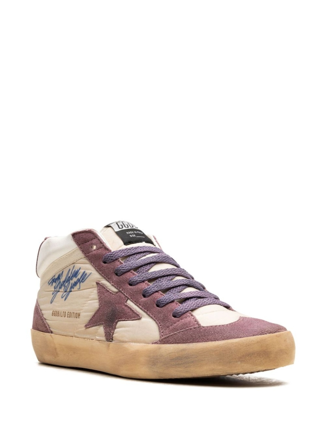 

Golden Goose кроссовки Mid Star "Wistful Mauve/Cream/White", розовый