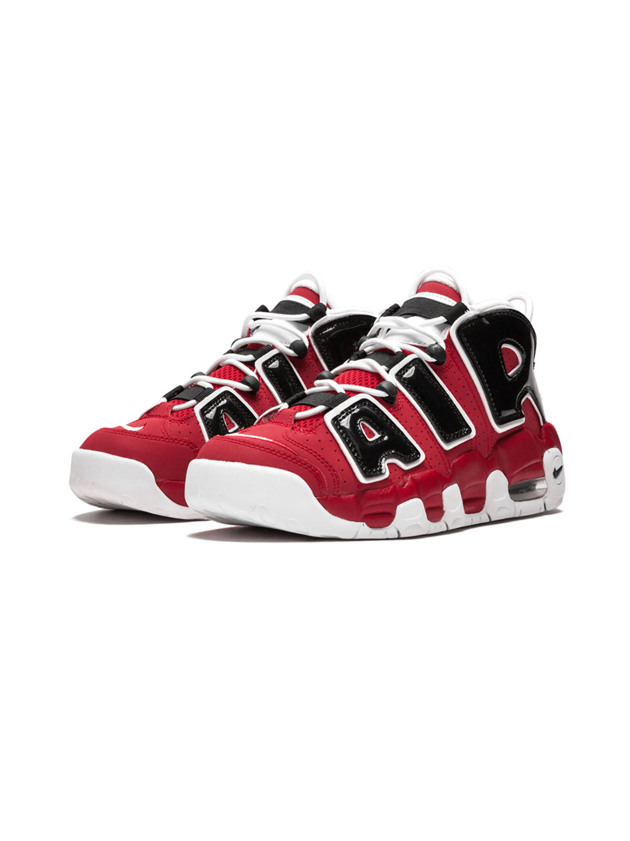 Кроссовки Air More Uptempo Nike Kids, красный — фото 2