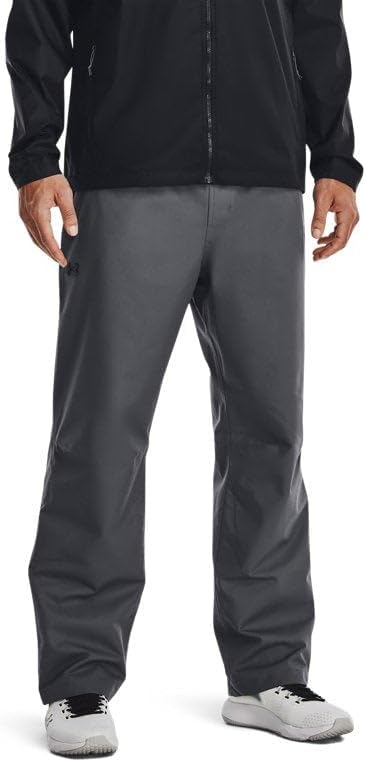 

Мужские дождевые штаны Under Armour UA Stormproof Lined - водонепроницаемые и дышащие, Pitch Gray/Black