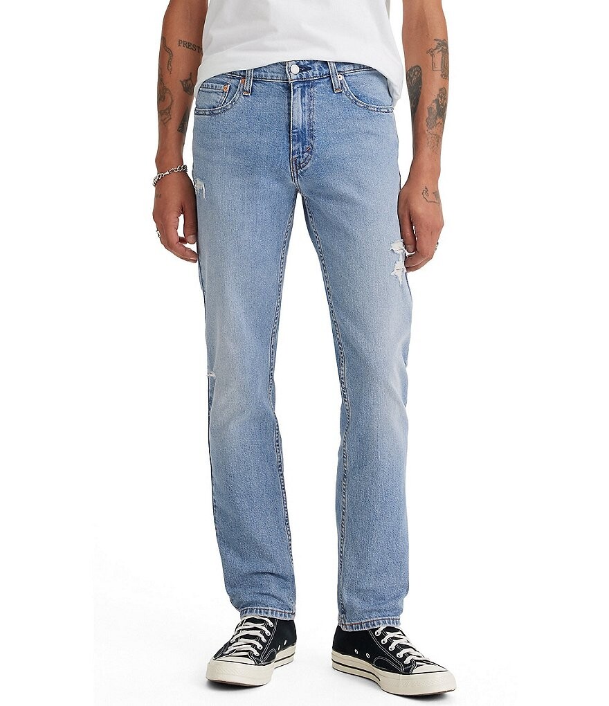 

Прямые джинсовые джинсы узкого кроя Levi's 511, синий