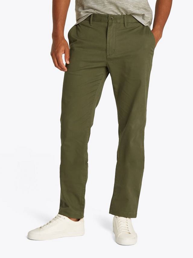 

Брюки denton flex pima chino 1985 года выпуска Tommy Hilfiger, цвет Army Green