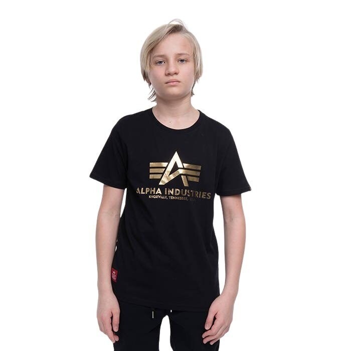 

Футболка с коротким рукавом Alpha Industries Basic Foil Print, разноцветный