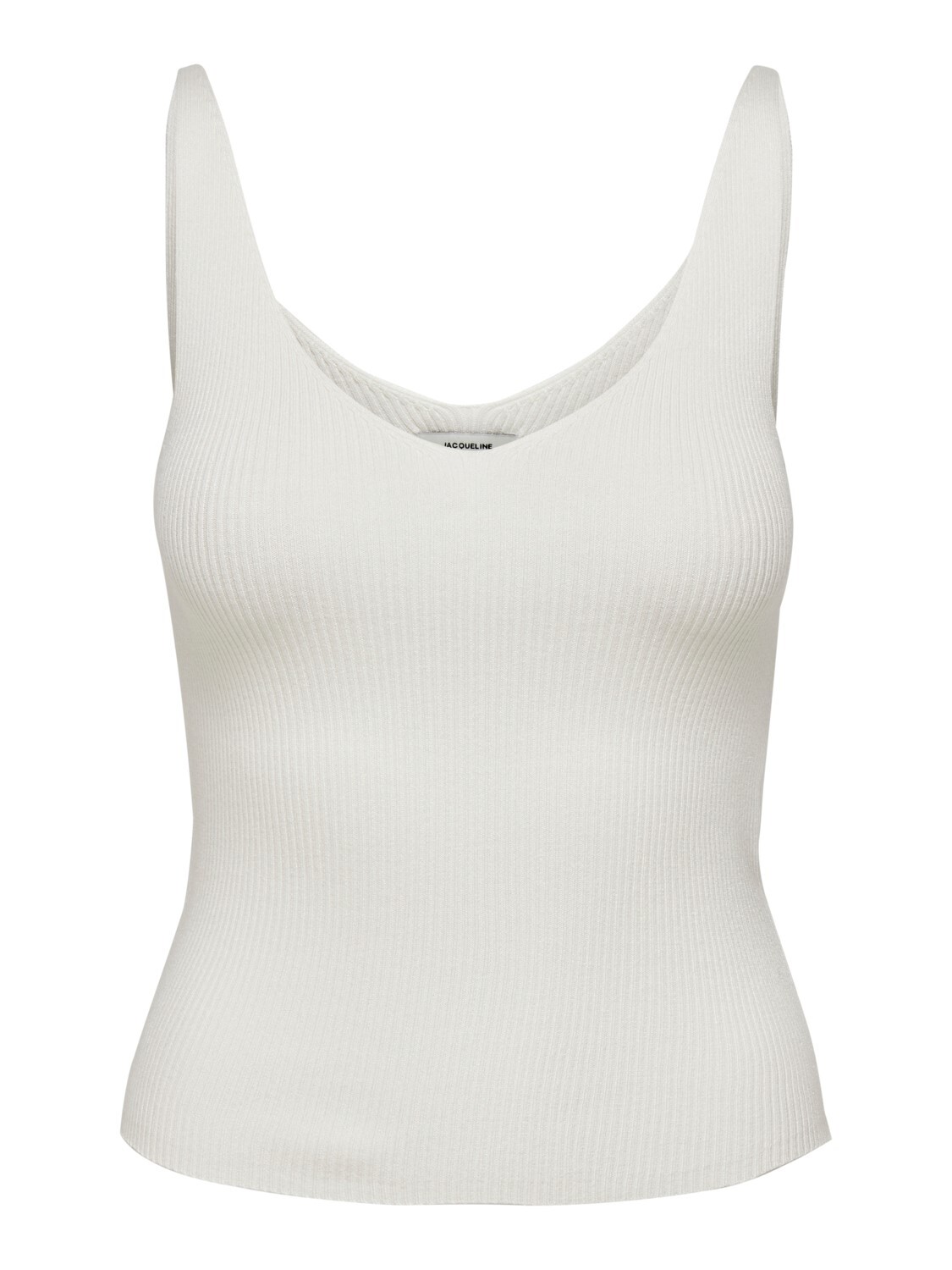 

Топ JACQUELINE de YONG Tank Oberteil JDYNANNA Shirt Pullover V neck Ausschnitt, белый