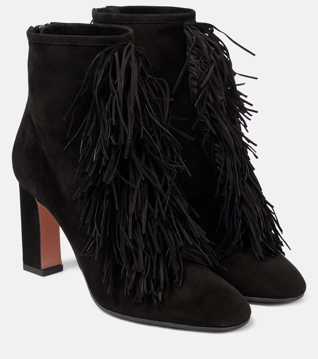 Замшевые ботильоны Gytane 85 Aquazzura, черный