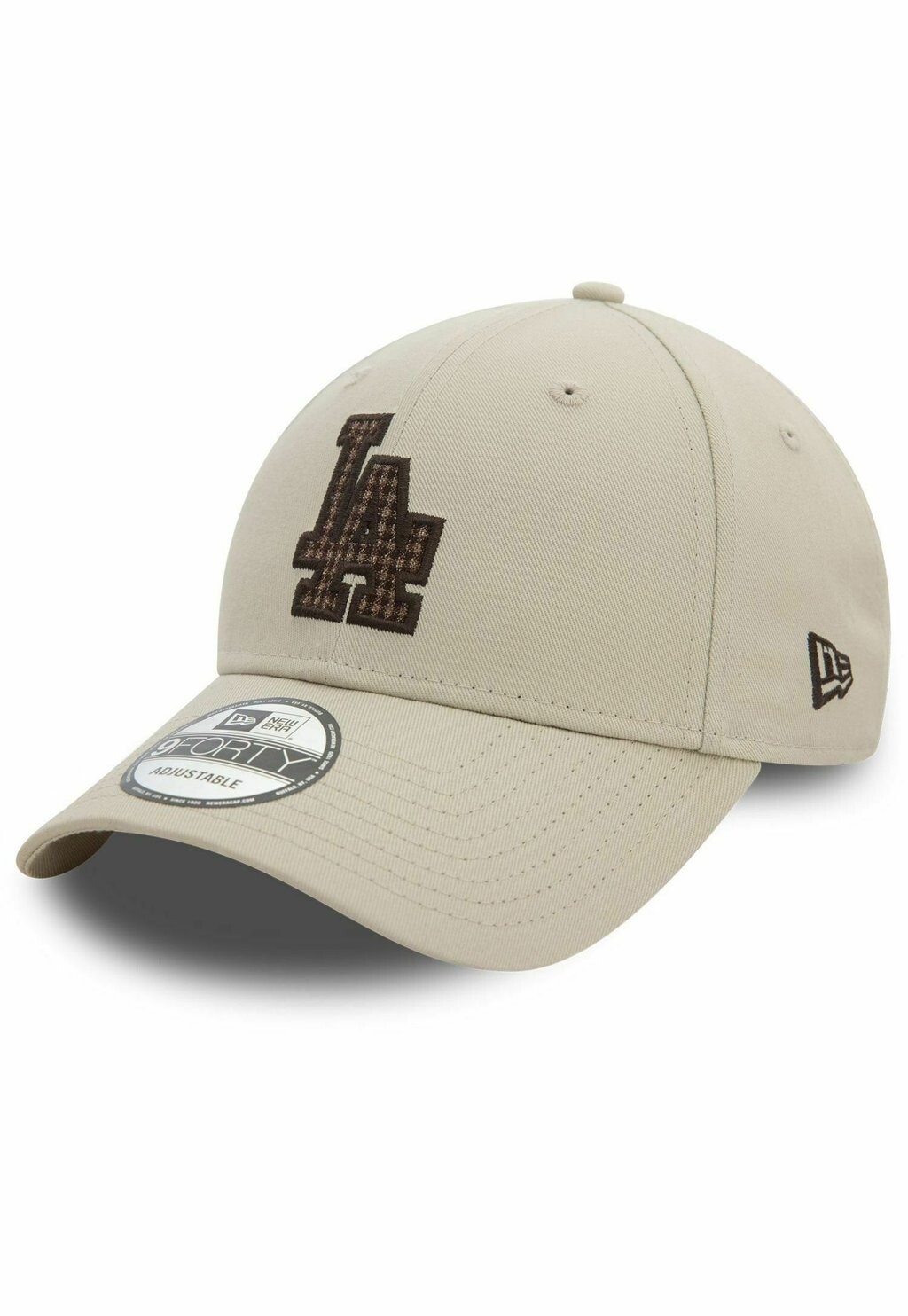 

Бейсболка 9FORTY CHECK INFILL LOS ANGELES DODGERS New Era, бежевый