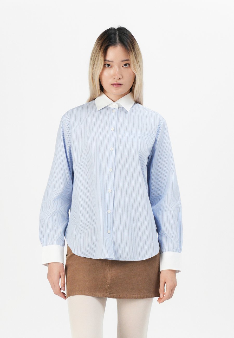 

Блуза Selected Femme SLFILINA RELAXED CONTRAST SHIRT, Blue /Blue