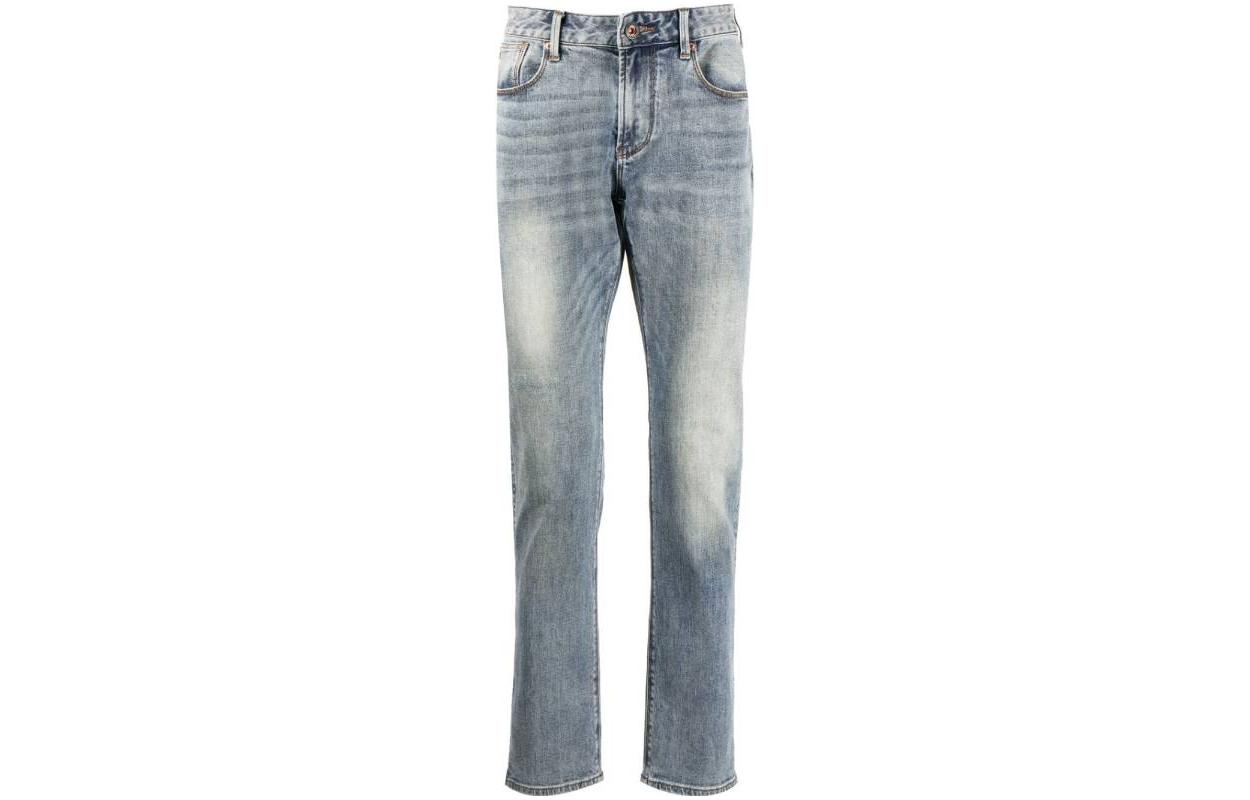 EMPORIO ARMANI Джинсы мужские Blue Gray — фото 3