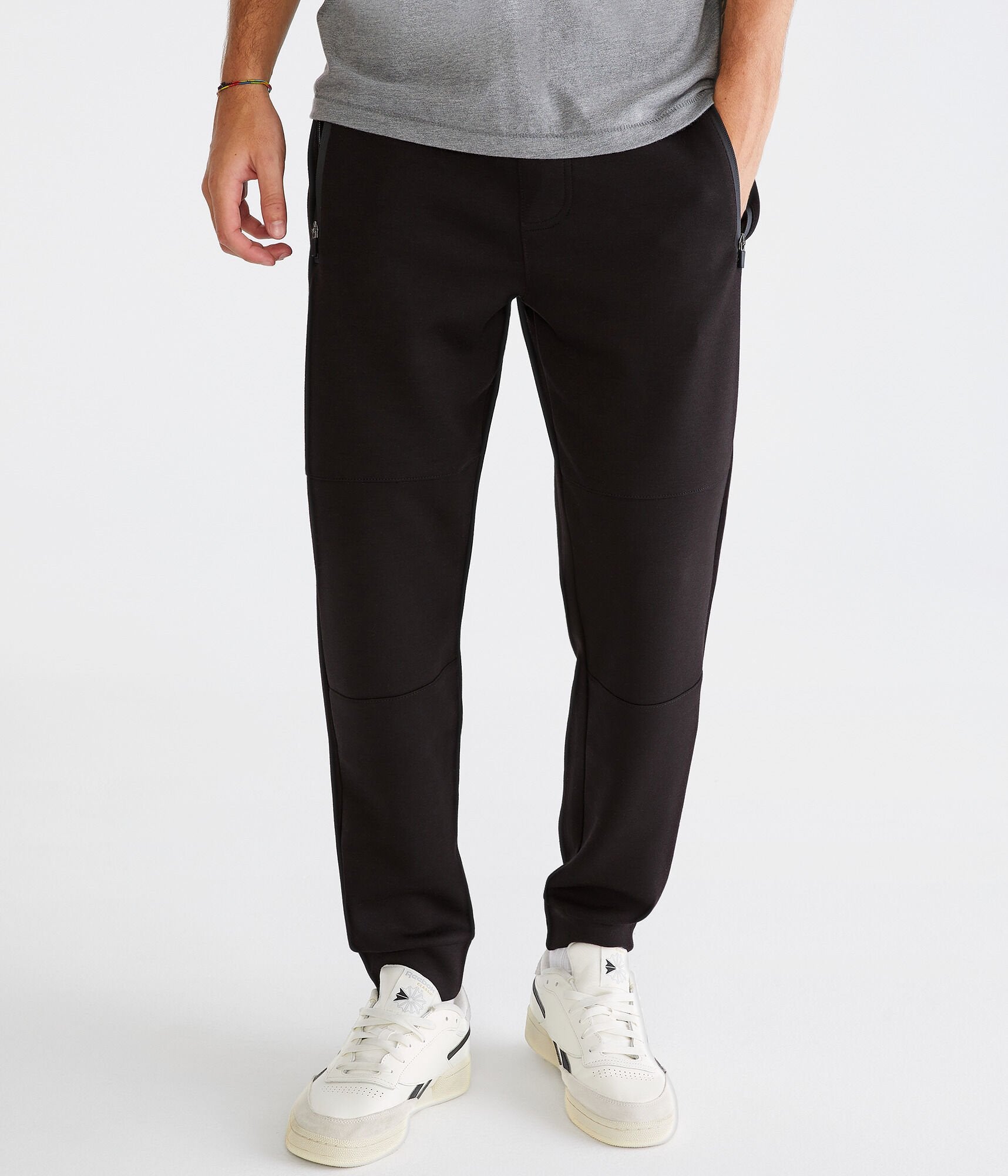 

Aeropostale мужские спортивные штаны Air Softspun Tech Fleece Jogger, черный