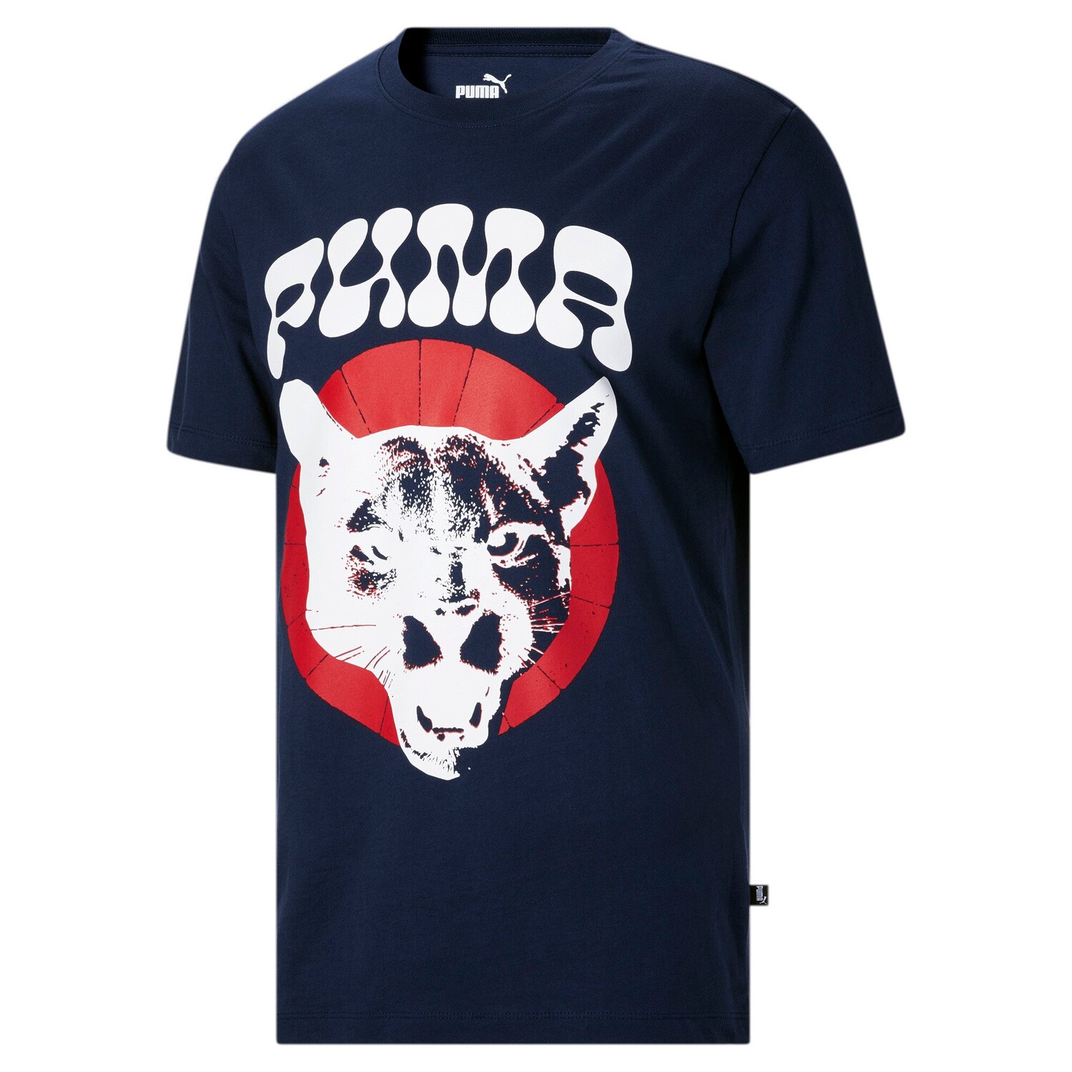 

Мужская футболка с рисунком PUMA Halo, темно-синий