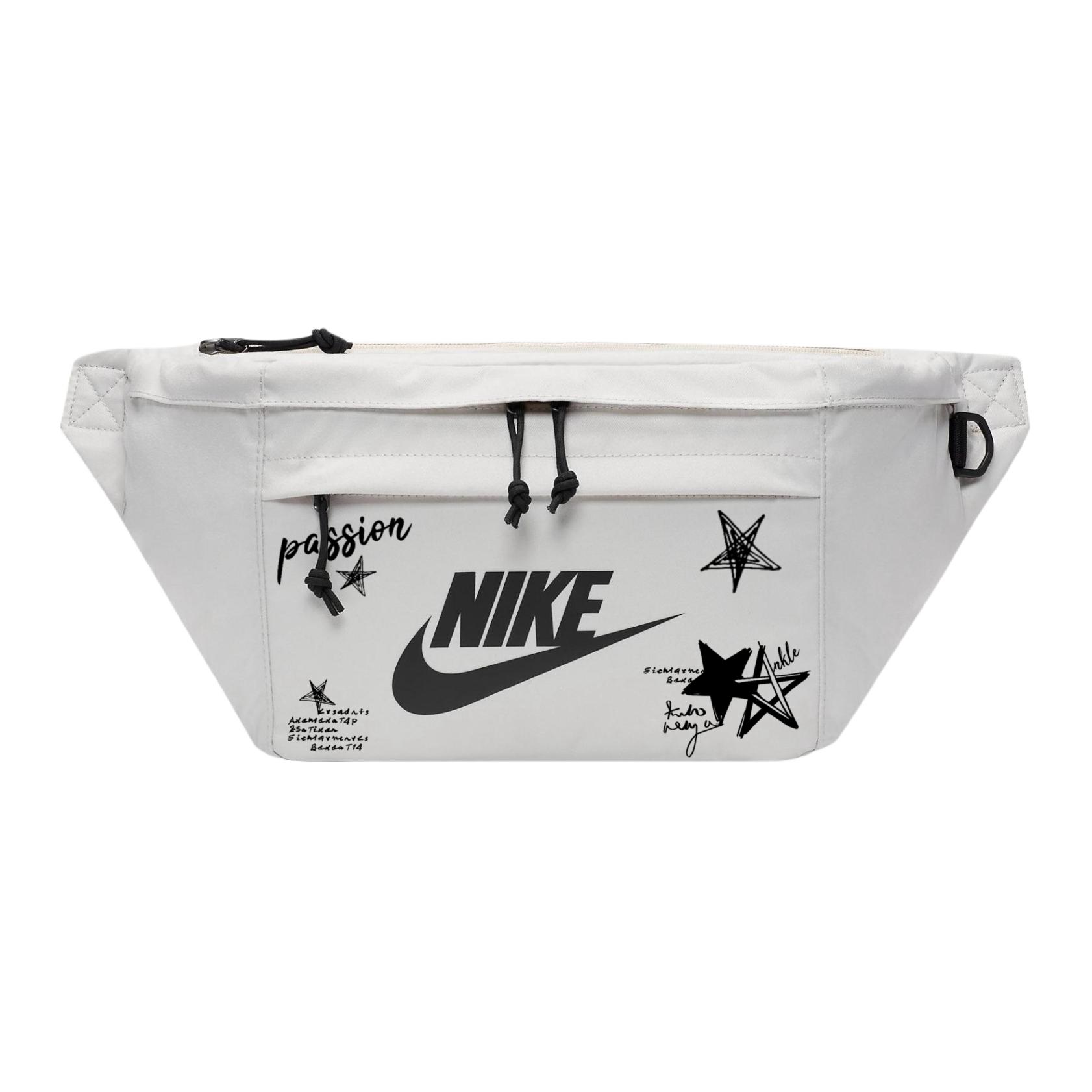

Nike Тканевая поясная сумка через плечо кроссбоди на плечо унисекс светло-бежевая, Five-Pointed Star