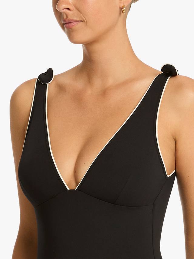 

Вавилон бау тай лонглайн купальник Sea Level, Black