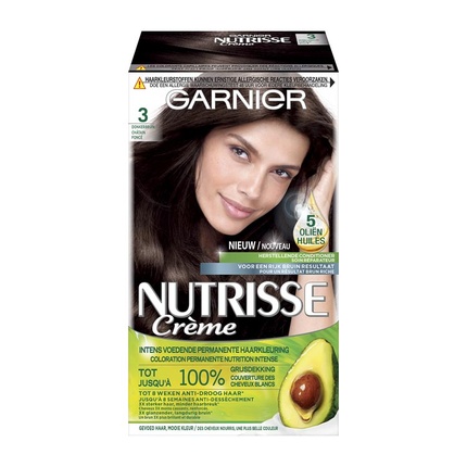 

Nutrisse Creme 3 Темно-каштановый цвет волос Garnier
