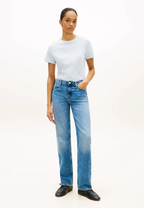 Футболка с логотипом, круглый вырез, принт. Tommy Hilfiger, Keepsake Blue — фото 2
