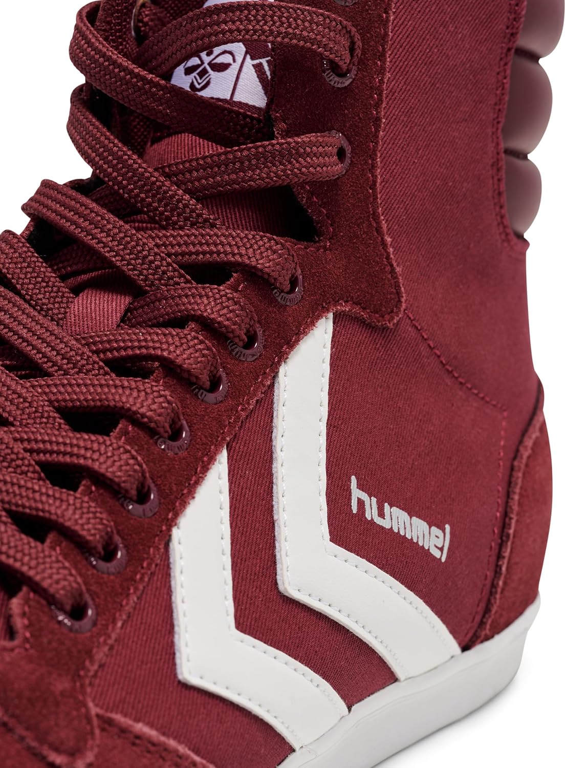 Мужские высокие кроссовки Hummel, красный — фото 3