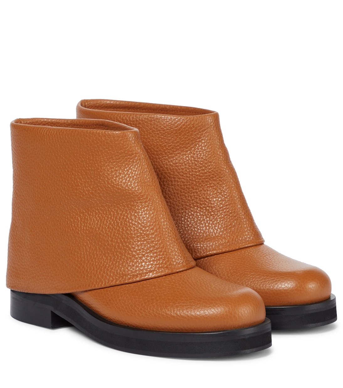 Ботильоны из кожи с отворотом JW Anderson, Elah