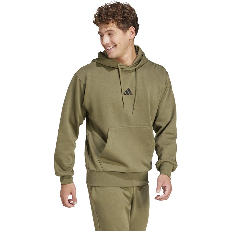 Толстовка с капюшоном, базовая вещь, feelcozy Adidas, мультиколор — фото 4