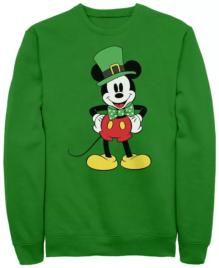 

Мужской флисовый свитшот Dublin Mickey с круглым вырезом Mickey Classic, зеленый