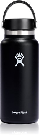 

Термобутылка Hydro Flask Wide Mouth Flex Cap, Black 946 ml