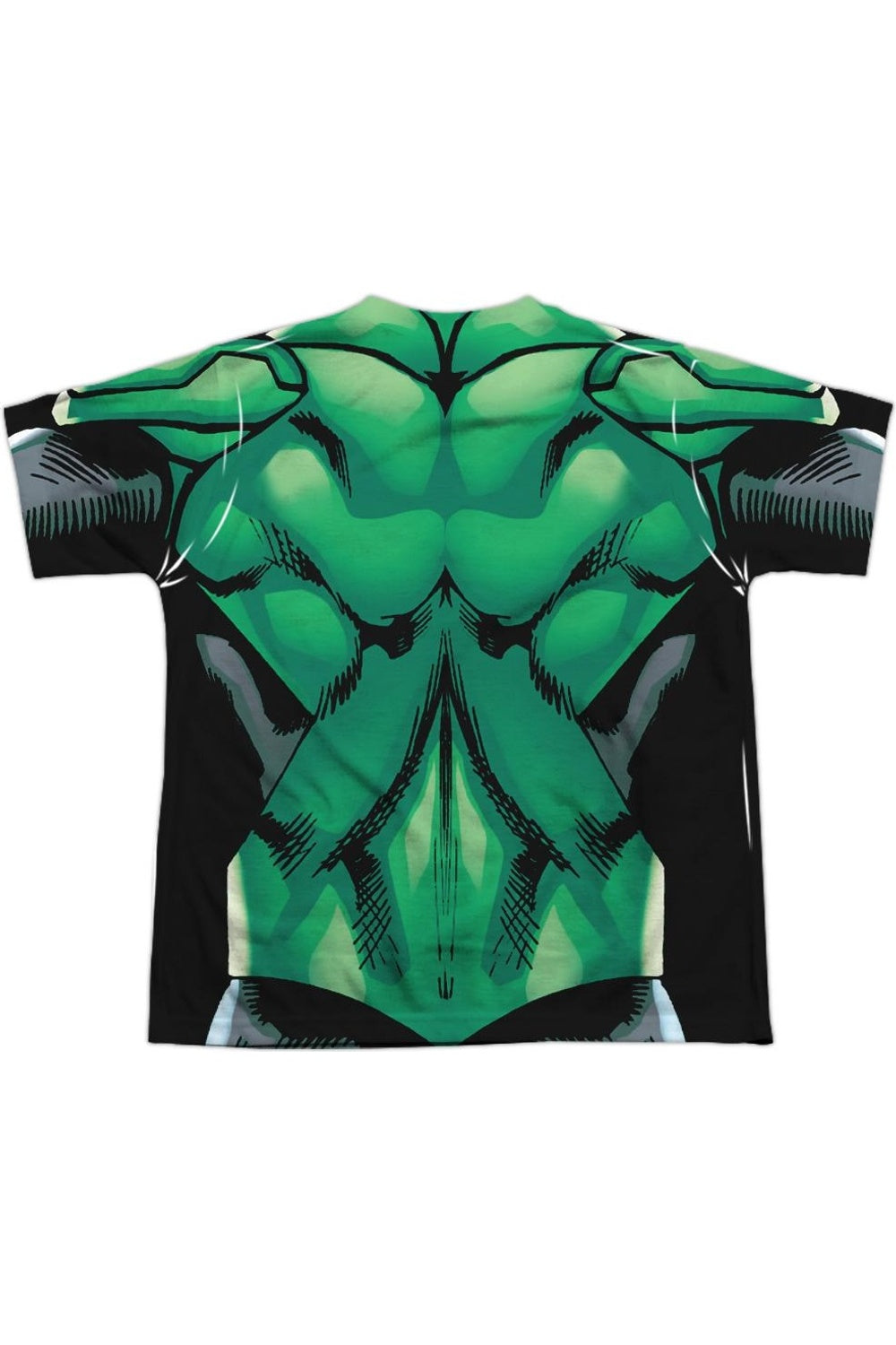 Футболка с коротким рукавом для детей с принтом "Green Lantern" (спереди и сзади) Gildan — фото 2