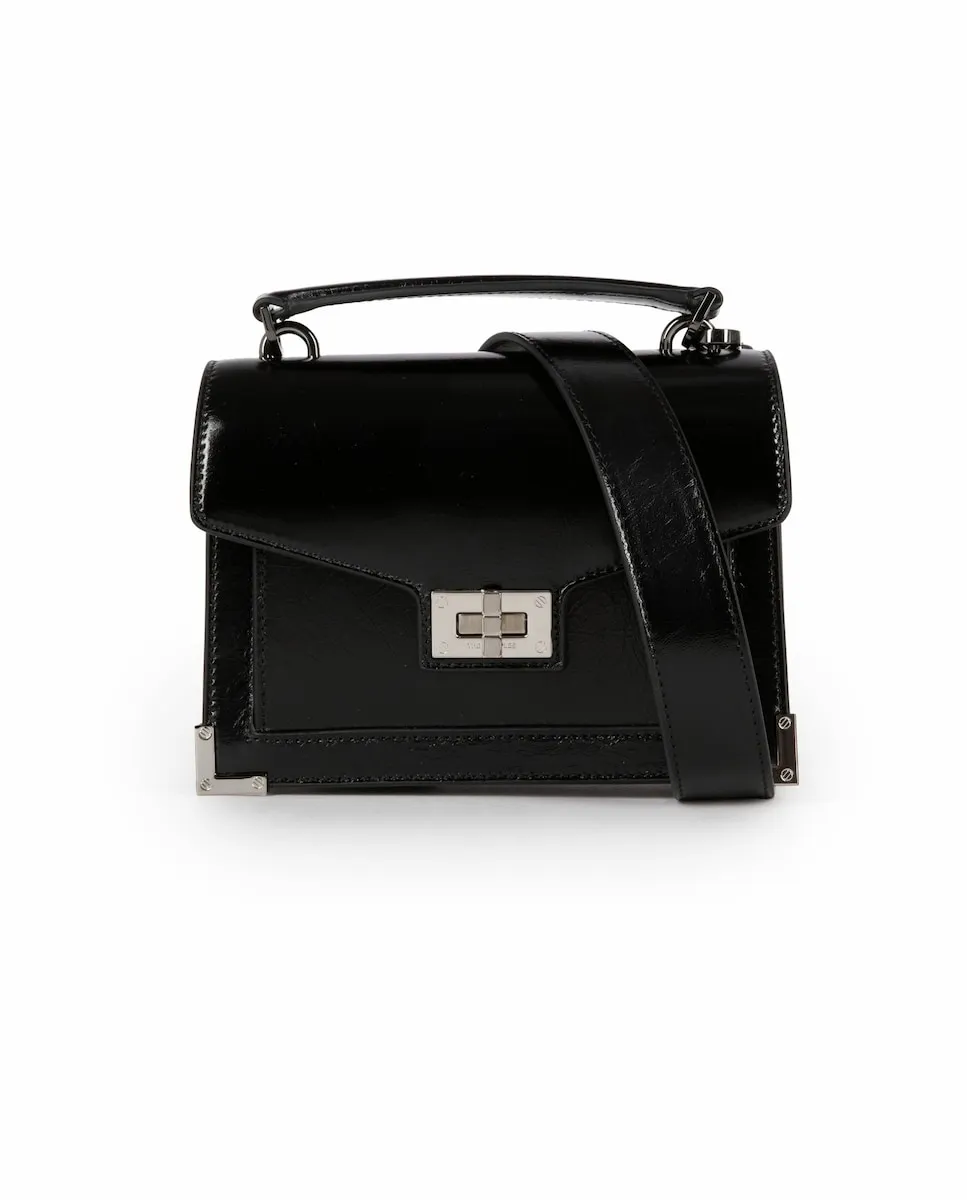 

Маленький кожаный многофункциональный клатч Эмили The Kooples, черный