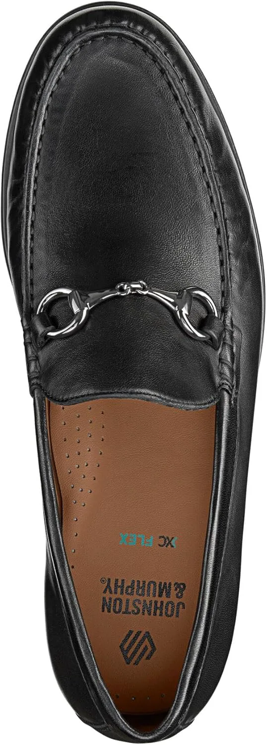 Мужские туфли Johnston & Murphy Harrison Bit Slip On, черный — фото 2