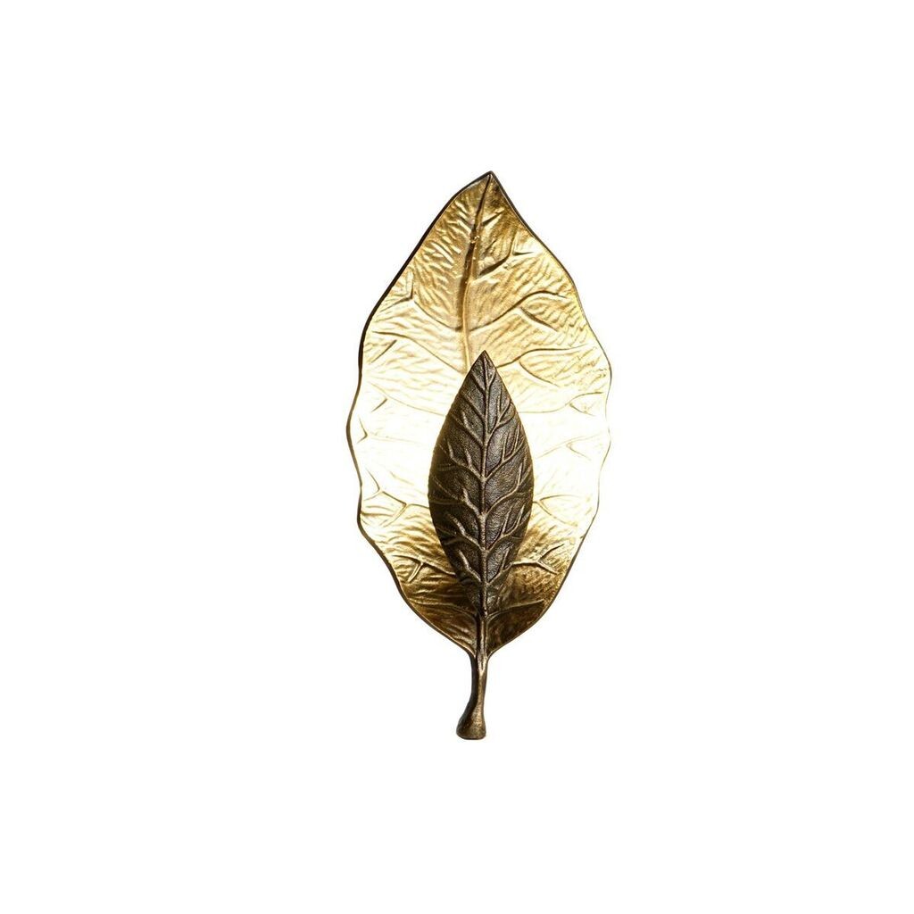 

Настенный светильник DKD Home Decor 21 x 10 x 46 см алюминиевая бронза 220 В 50 Вт лист растения