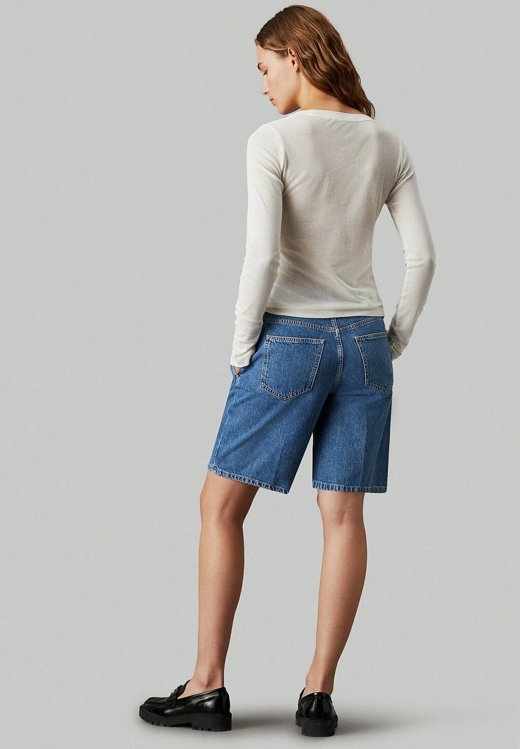 

Джинсовые шорты Calvin Klein Jeans, деним