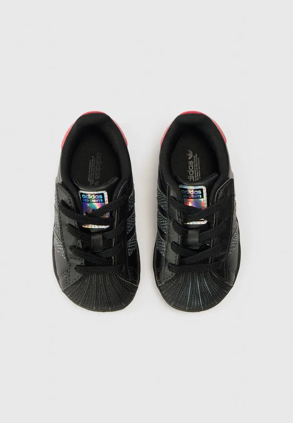 Кроссовки superstar унисекс Adidas Originals, Core Black/Red — фото 4