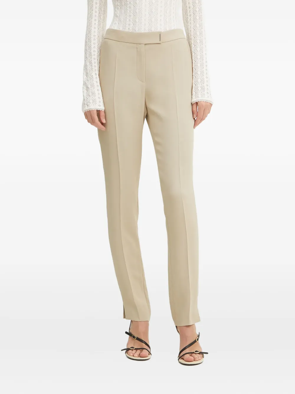 

Прямые брюки с разрезами BOSS, нейтральный