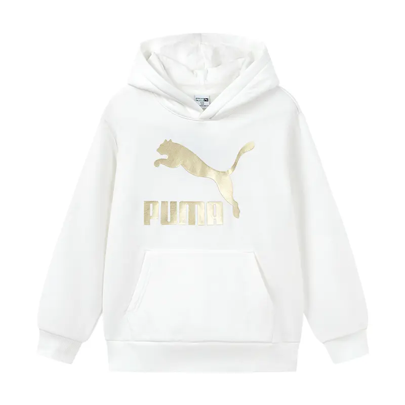 

PUMA Толстовка Sportstyle Collection CLASSICS BIG LOGO HOODIE Raw White детская