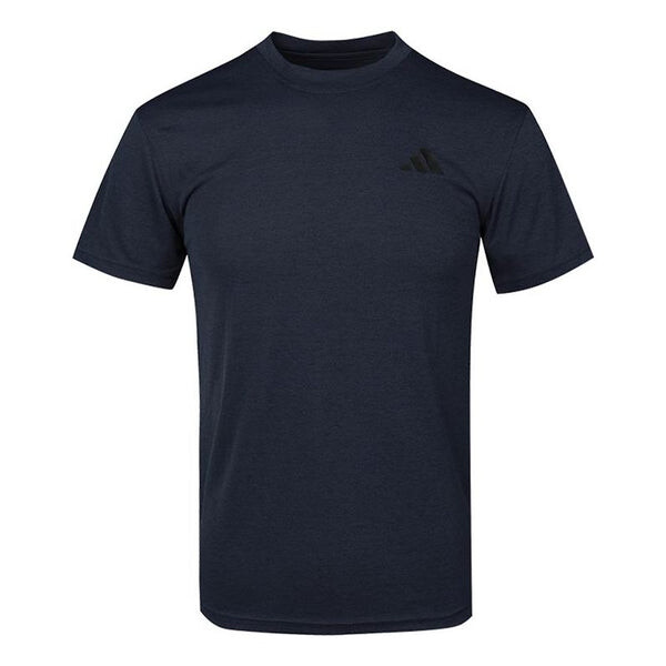 

Футболка bar tech tee round neck navy blue Adidas, синий