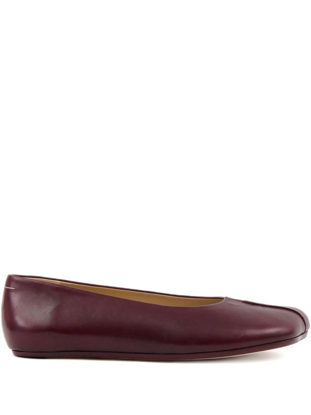 MM6 Maison Margiela балетки с вышивкой, красный