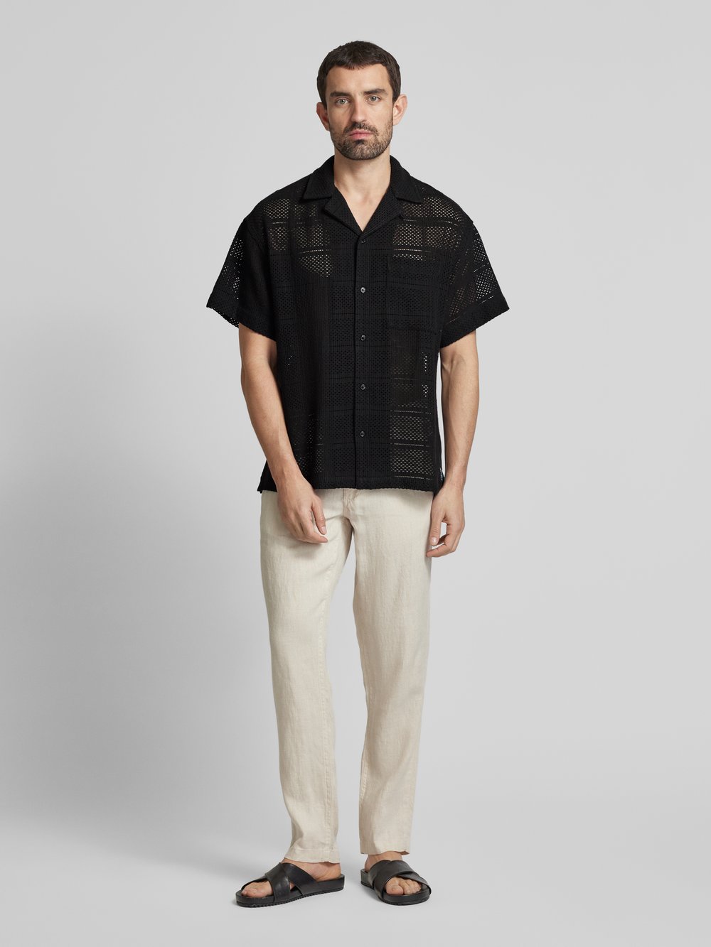 

Повседневная рубашка с застежкой на пуговицы Scotch & Soda, черный