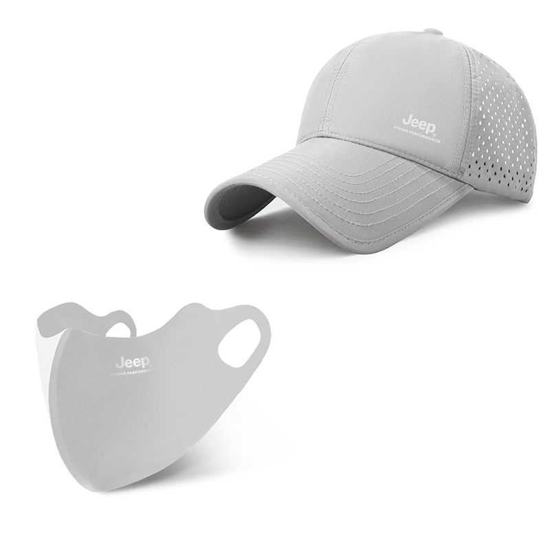 

Полиамидная шляпа от солнца Unisex Jeep, светло-серый (semi-mesh) set